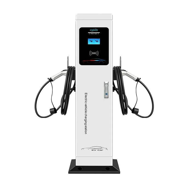 เครื่องชาร์จ DC EV แบบยืนปืนคู่