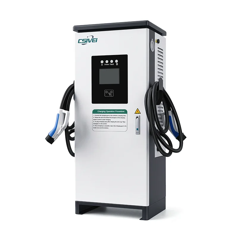 Dual-Gun Standing DC EV Charger